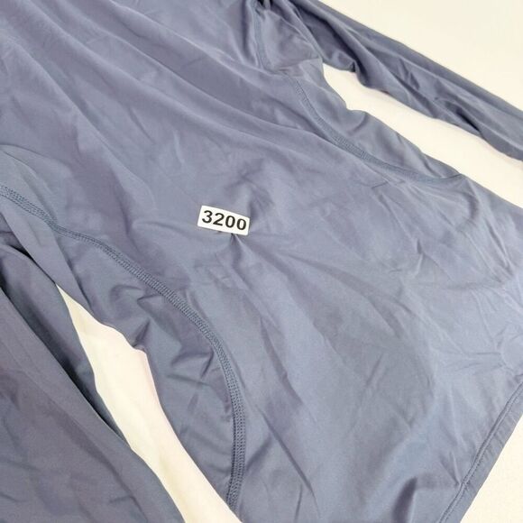 Title Nine 1/4 Zip Long Sleeve Pullover Ruched Active Paradigm Top Navy Blue XS - Picture 6 of 8